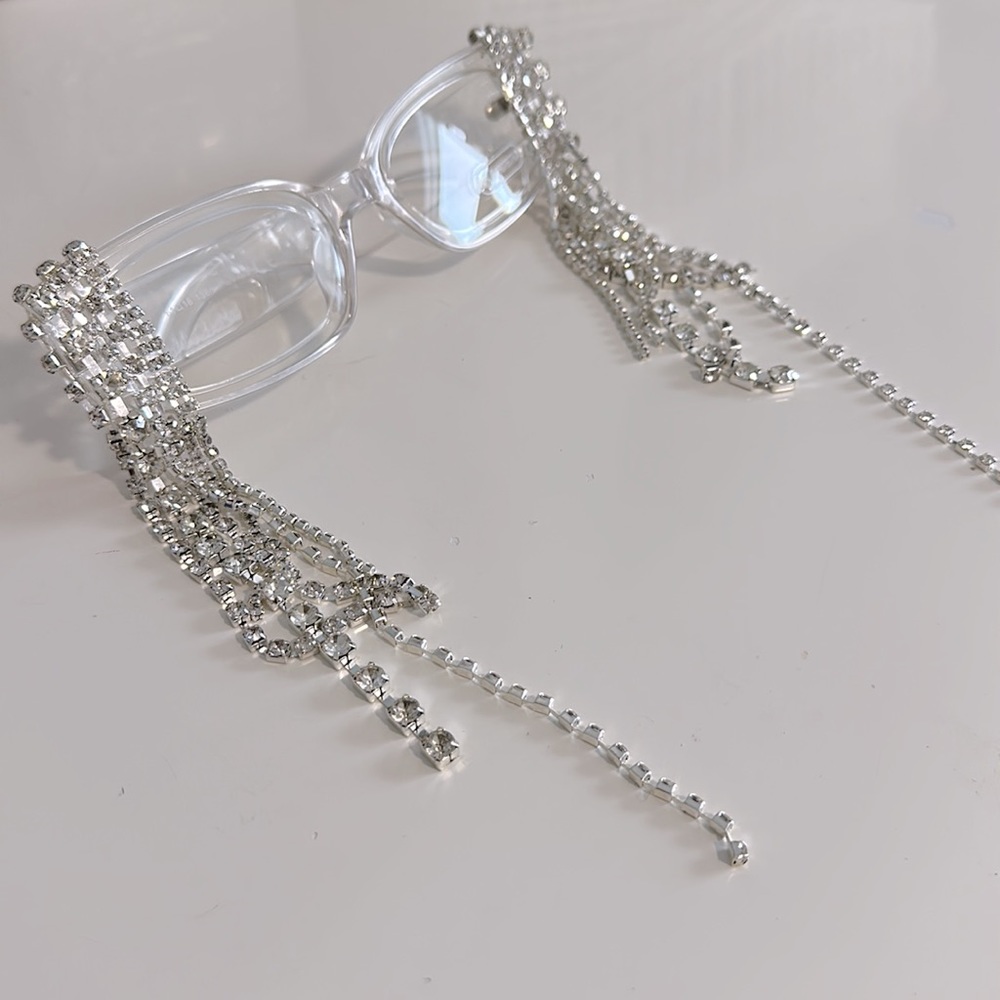Brand new Renaissance Clear rhinestone sunglasses